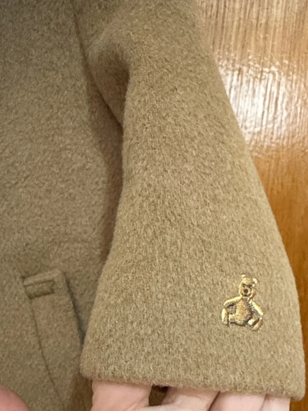 GAP Kids Camel Peacoat with Button Front